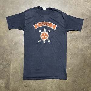 Vintage 70s Tennessee Ranger Black Faded T-Shirt